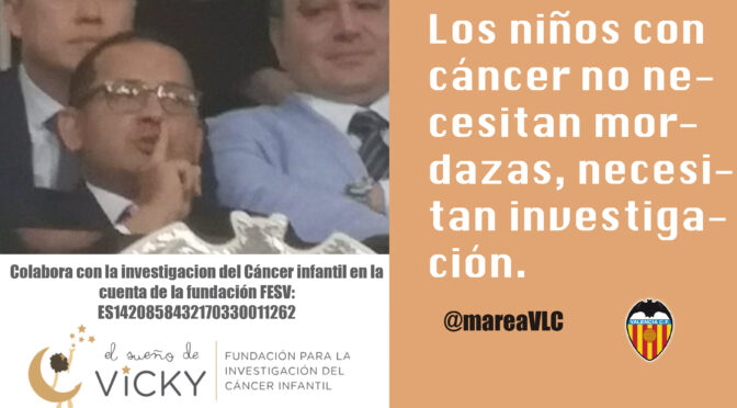 2.000 VALENCIANISTAS RESPONDEN A ANIL MURTHY DONANDO DINERO PARA LA FUNDACIÓN QUE LUCHA CONTRA EL CÁNCER INFANTIL